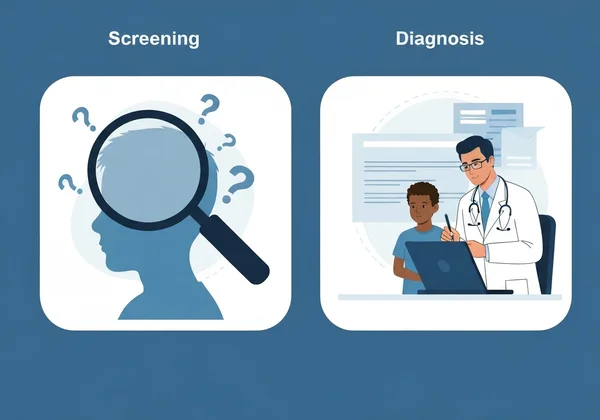 child's traits vs formal assessment