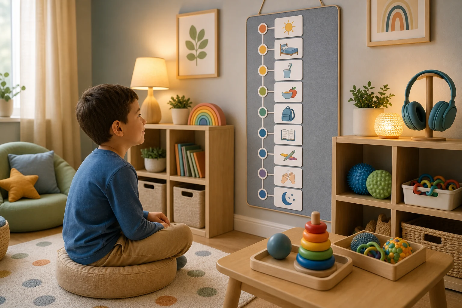 Child routines and sensory support