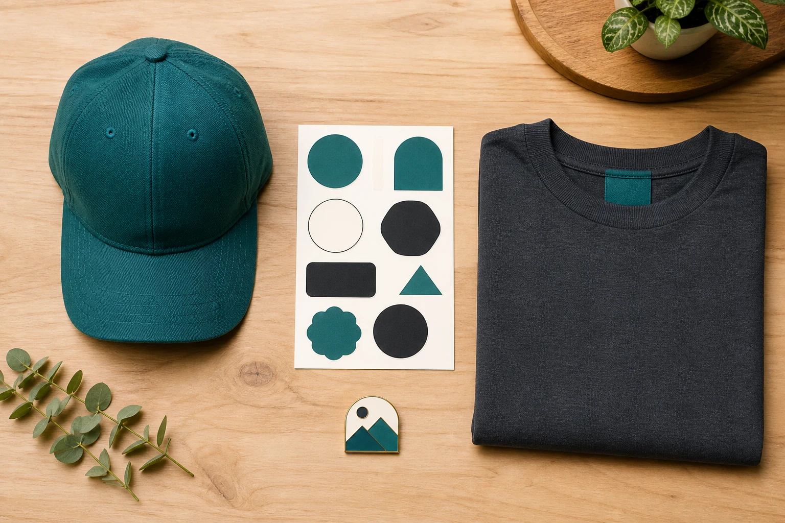 Assorted respectful merch items